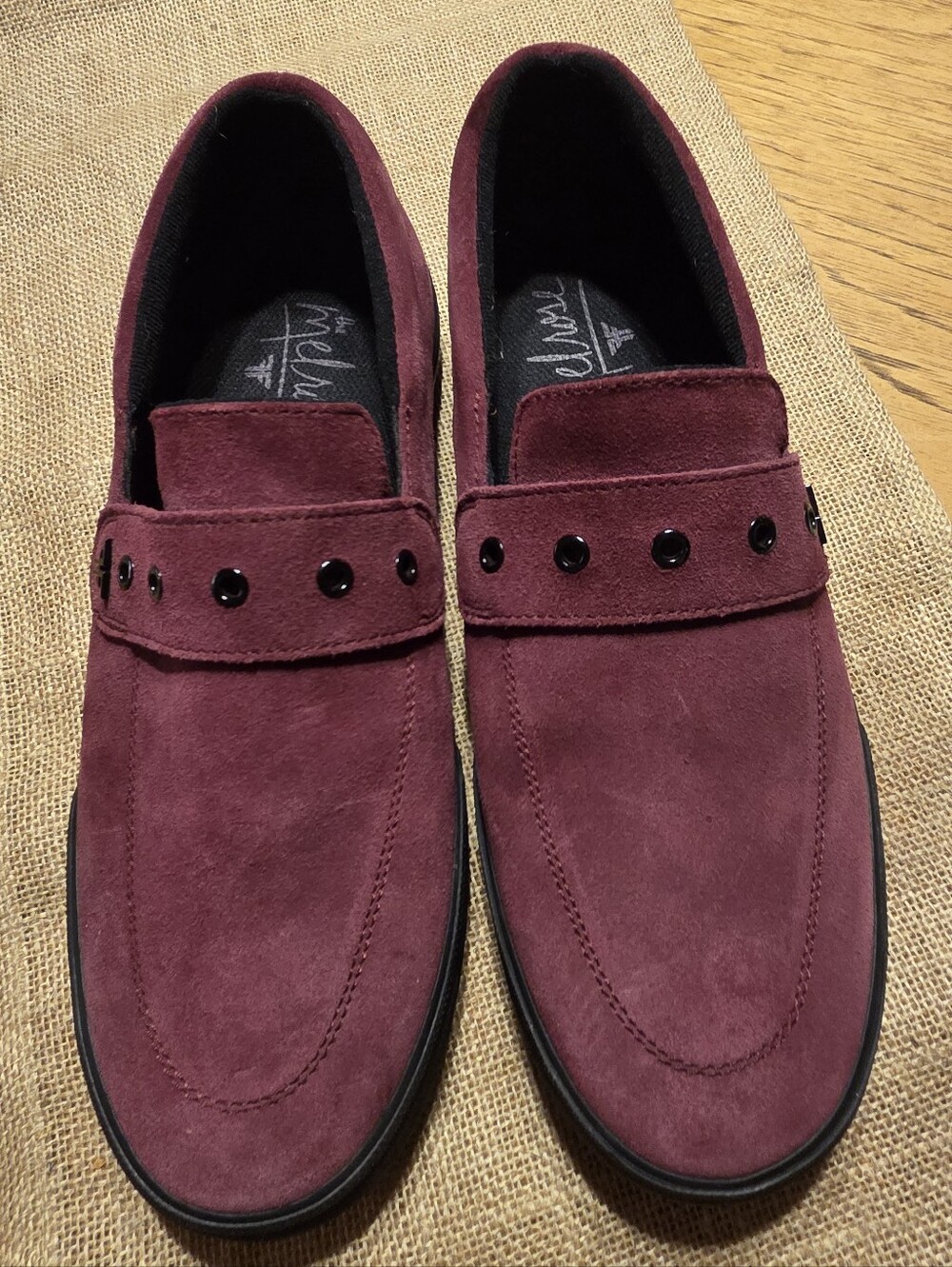 Mens The MELROSE BY FALLEN Suede Loafers For Skateboarding Or Casual Wear